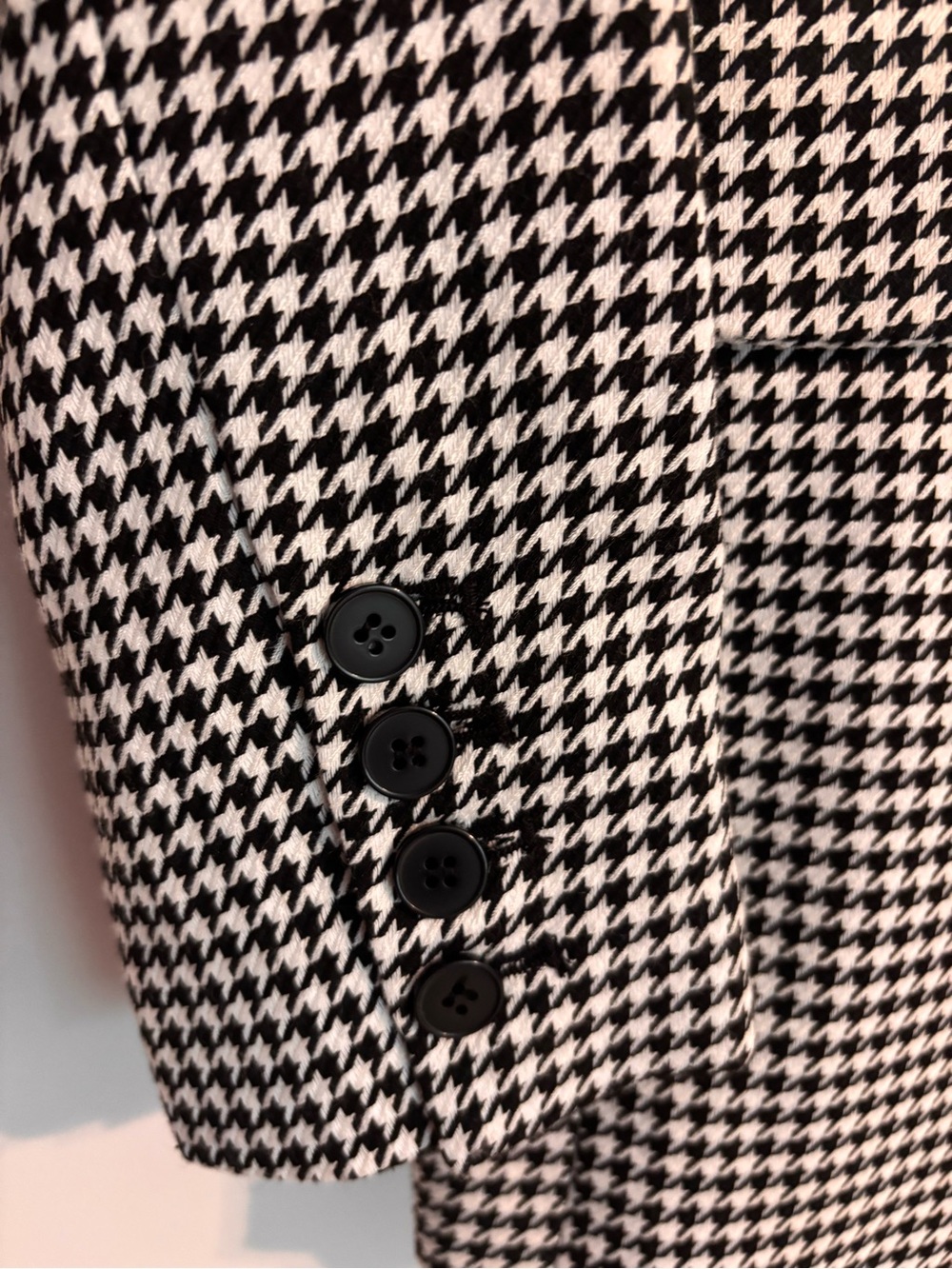 Marled NWT Houndstooth Double Breasted Blazer - Picture 4 of 9